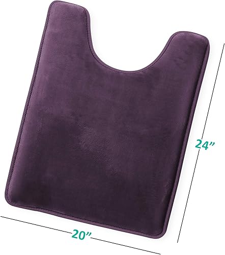 Miniatura 3 de Clara Clark tapete para baño, regadera o tina, de gomaespuma, negro, antiderrapante