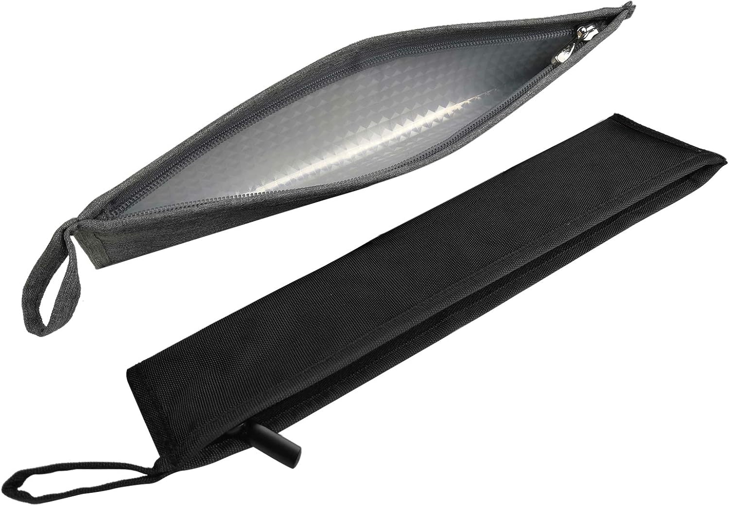 Aosbos Reusable Straws Pouch Carrying Case for Metal Straws