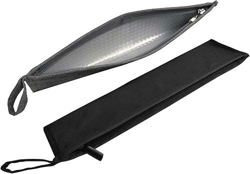 Aosbos Estuche de transporte reutilizable para pajitas de metal, pajitas de papel, pajitas de plástico, pajitas desechables, pajitas de silicona,