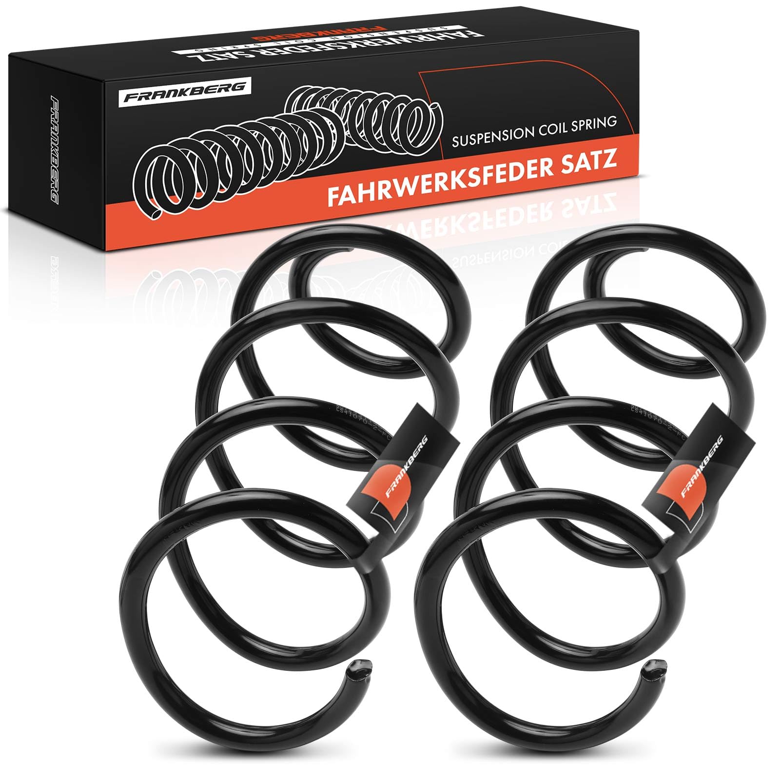 Frankberg 2x Molle di abbassamento Asse Anteriore Compatibile con M.i.n.i Countryman R60 2010-2016 Replace# 31339806798