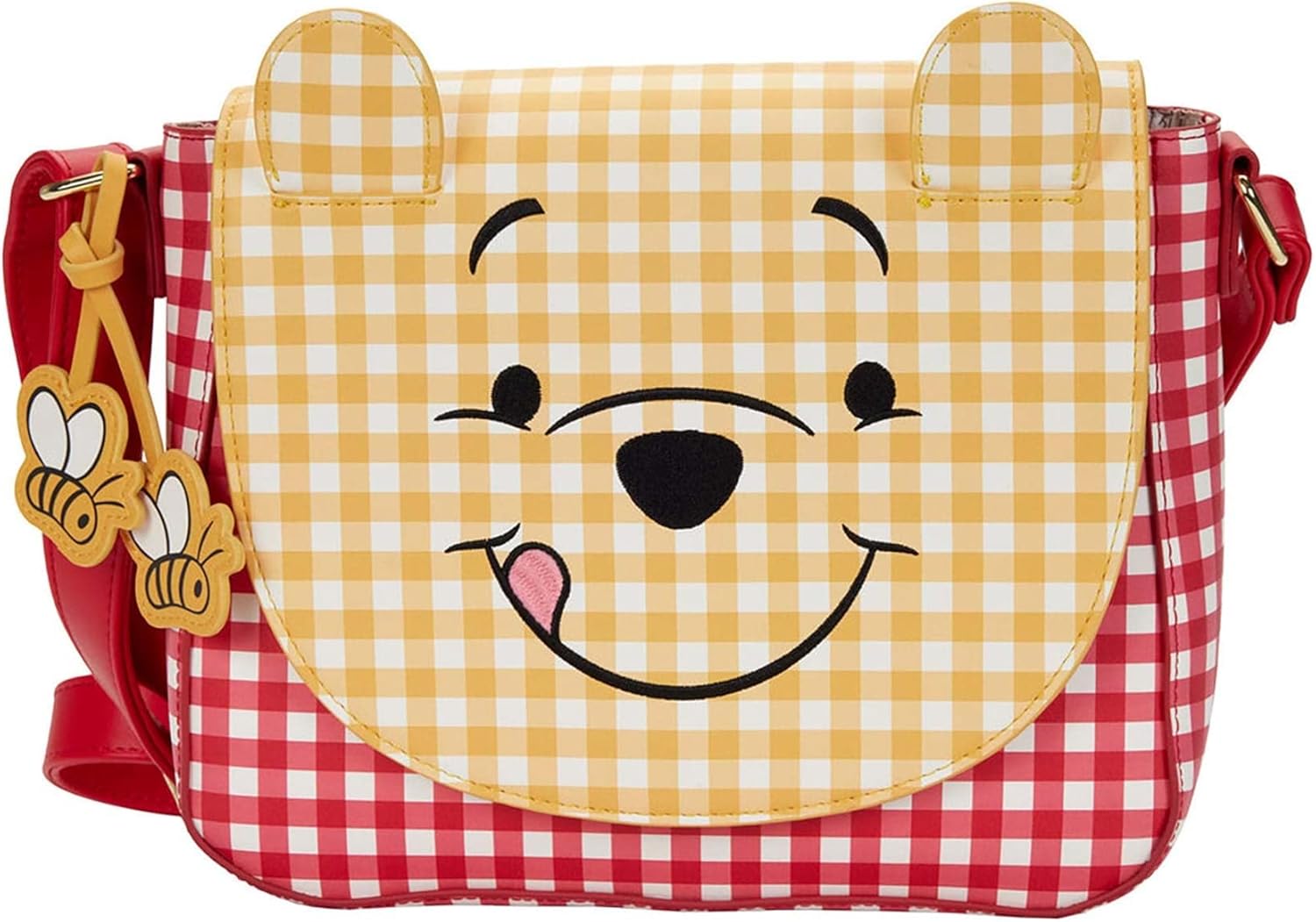Loungefly Disney Winnie The Pooh Gingham Crossbody Bag