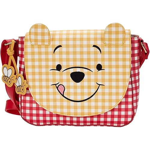 Loungefly Disney Winnie The Pooh Gingham Crossbody Bag