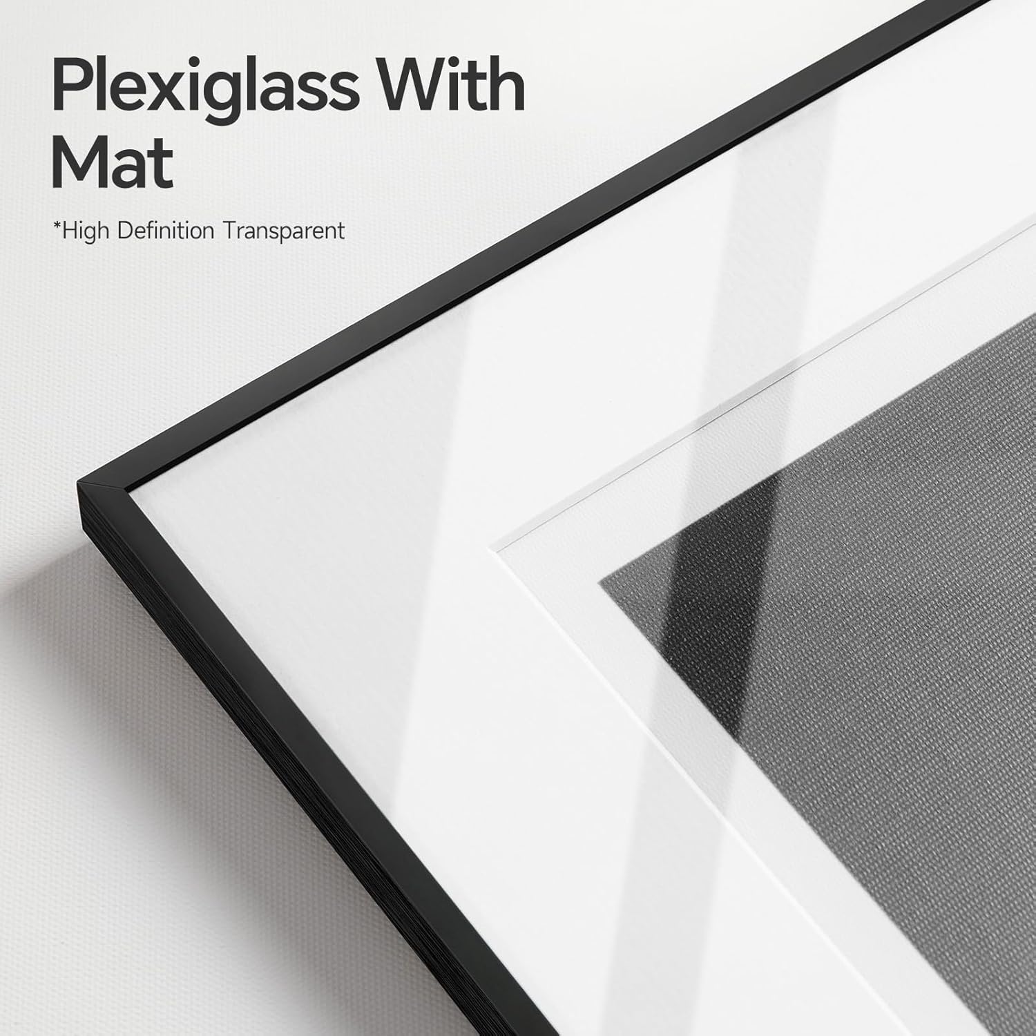 4 Piece Framed Neutral Abstract Wall Art Set, Tan and Black Geometric Modern Pictures Prints, Minimalist Luxury Paintings Artwork for Bedroom, Bathroom, Hallway and Living Room 12x12 Inch