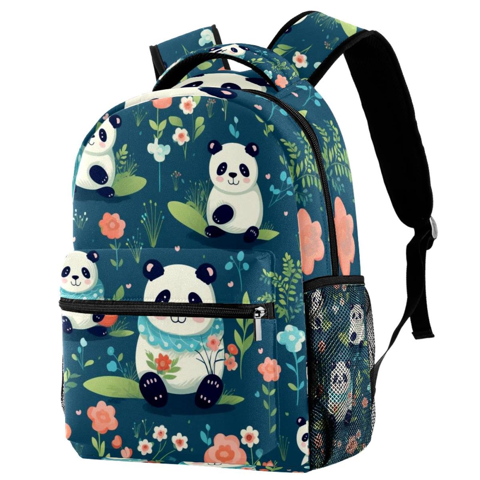 Sac à dos de voyage Happy Panda M multicolore pour filles garçons - 7