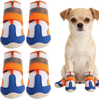 Hundstövlar | Justerbart reflekterande tasskydd | hundskor – för tax bulldog utomhus vinter snö regn sommar trottoargolv träpromenader
