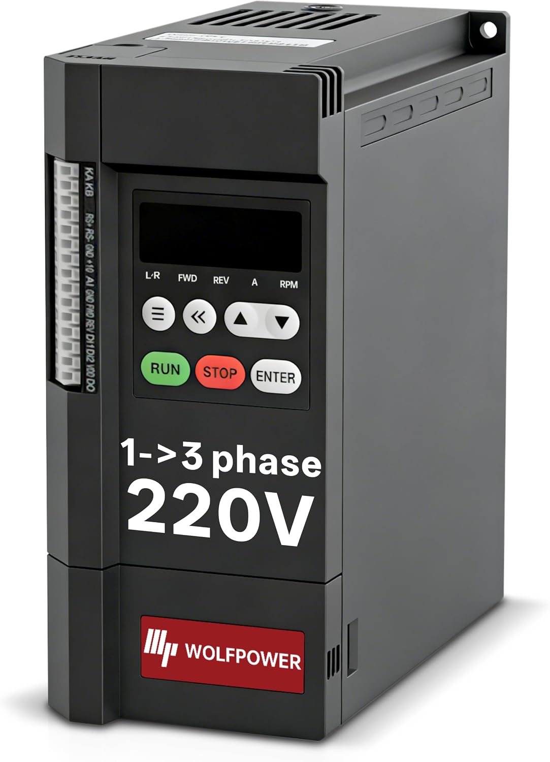 G30E 2.2kW 3HP VFD, 220V Single Phase Input 3 Phase Output | Variable Frequency Drive, AC Motor Speed Controller for Lathe, Mill, Bridgeport Milling Machine, Fan & Pump