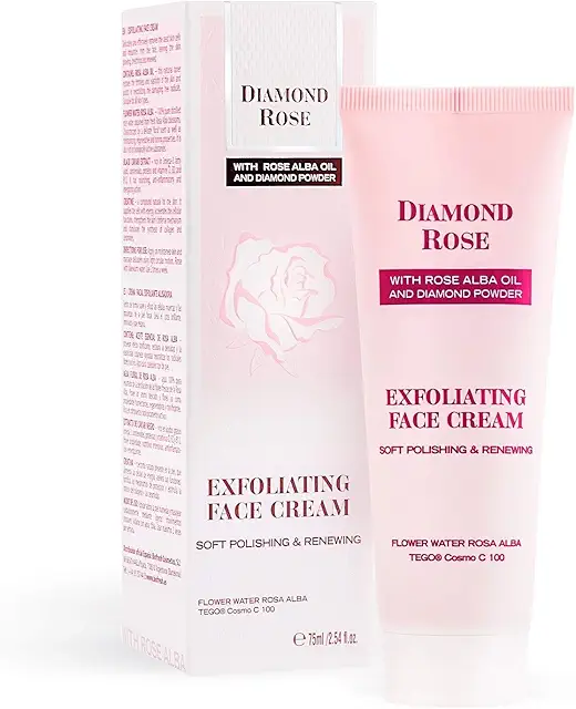 Crema Exfoliante Facial Diamond Rose 75ml - Piel Radiante y Renovada