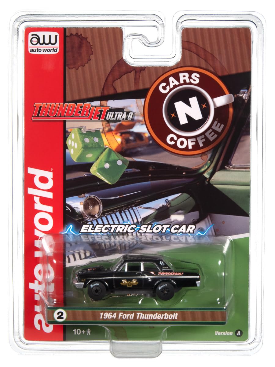 Amazon.com: 1964 Ford Thunderbolt Slot Car - Gloss Black w/ 427