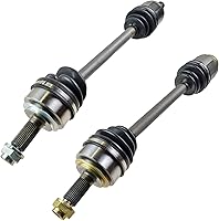 Vista 242 de TRQ Juego de conjunto de eje de transmisión CV delantero para conductor y pasajero, 2 piezas, compatible con Ford Explorer 4WD 95-01, Explorer AWD