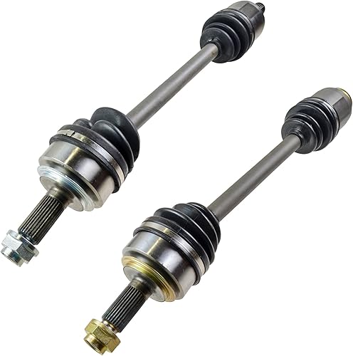 Miniatura 242 de TRQ Juego de conjunto de eje de transmisión CV delantero para conductor y pasajero, 2 piezas, compatible con Ford Explorer 4WD 95-01, Explorer AWD