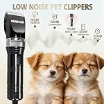 Pantoufles professionnelles de grooming pour manteau épais - Kit de trempage des cheveux de chien - Pousses d'ovins pour cheveux épais - Pantoufles pour chiens, chats, moutons, cheval (noir)
