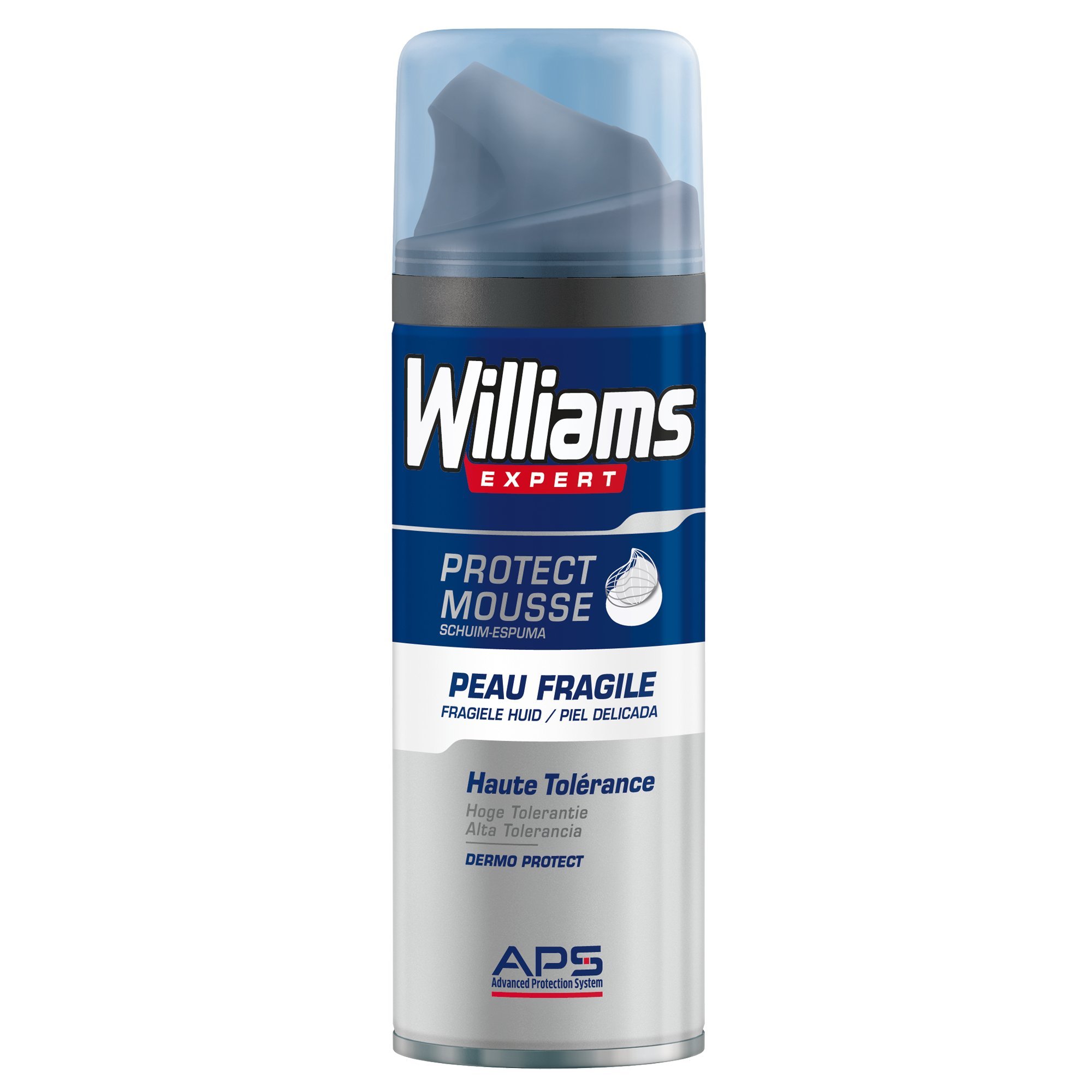 Williams espuma de afeitar piel Fragile 200 ml – juego de 3