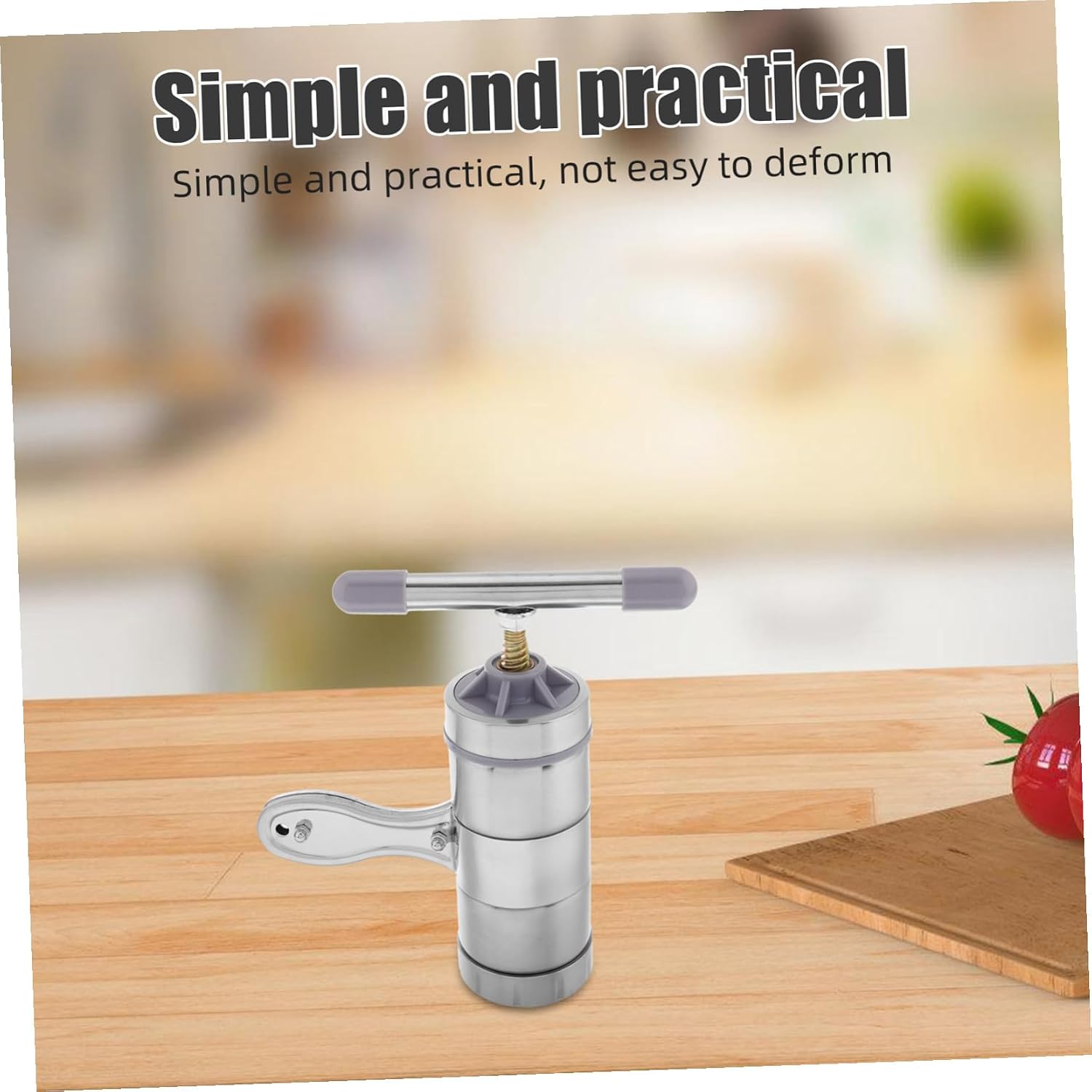 Alipis Stainless Steel Hand Pasta Maker Manual Noodle Machine Multi-function for Wide Thin Noodles Compact Portable Kitchen Tool for Home Cooking
