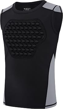 Youth Baseball Chest Protector Padded Compression Shirt