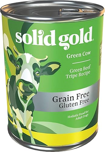 Miniatura 10 de Solid Gold Green Cow - Alimento húmedo para perros adultos y mayores, paquete de 12 latas de 13.2 onzas para comedores exigentes, comida enlatada