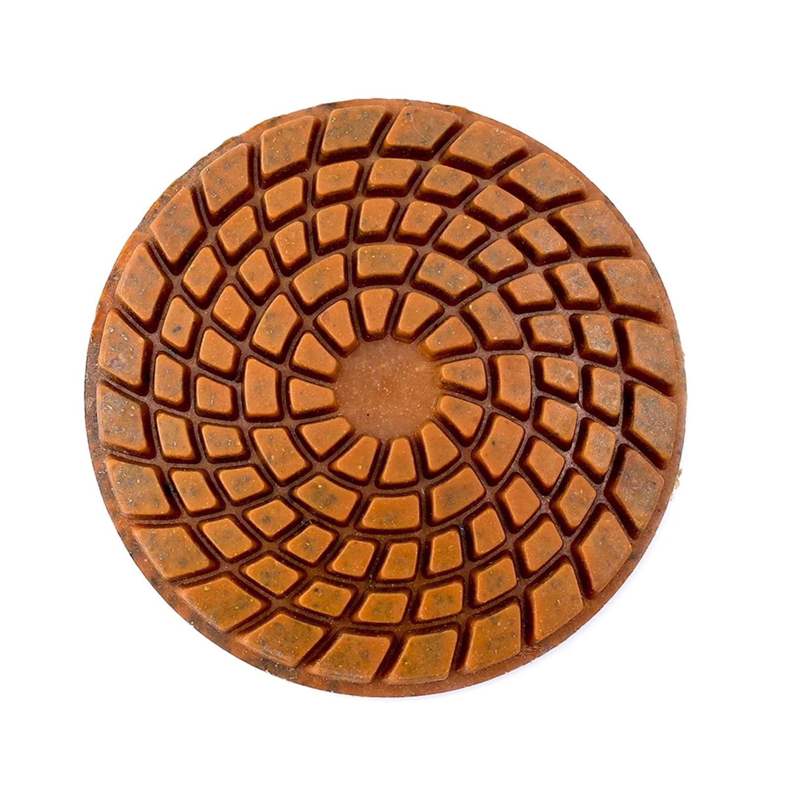 4 Pezzi da 4 Pollici di tamponi for lucidatura in Rame, abrasivi bagnati, for Il restauro di Granito, Marmo, Cemento, Pavimenti, tamponi da Taglio(2)