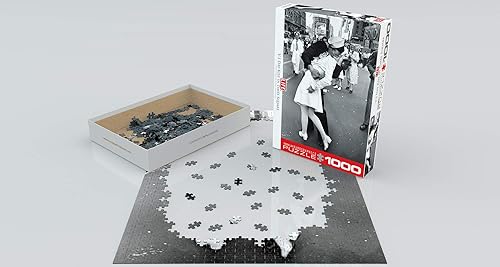 Miniatura 3 de EuroGraphics Kissing on VJ Day Life Magazine (1000 piezas) Puzzle (6000-0820), azul