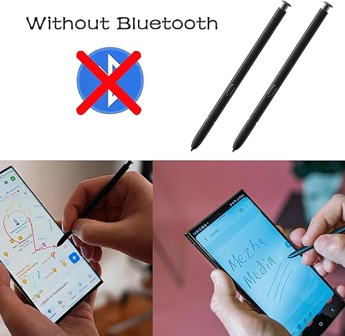 Miniatura 3 de Paquete de 2 lápices capacitivos Galaxy S23 Ultra de repuesto para Samsung Galaxy S23 Ultra S23 Ultra 5G, Galaxy S23 Ultra S Pen sin Bluetooth