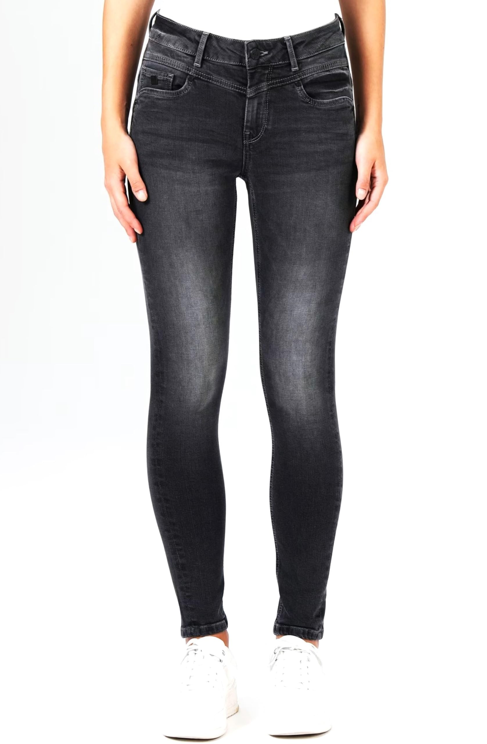 Miracle of Denim M.O.D Damen Jeans Elena Skinny Fit, Bequemer Stretch-Denim, Schlanke Passform
