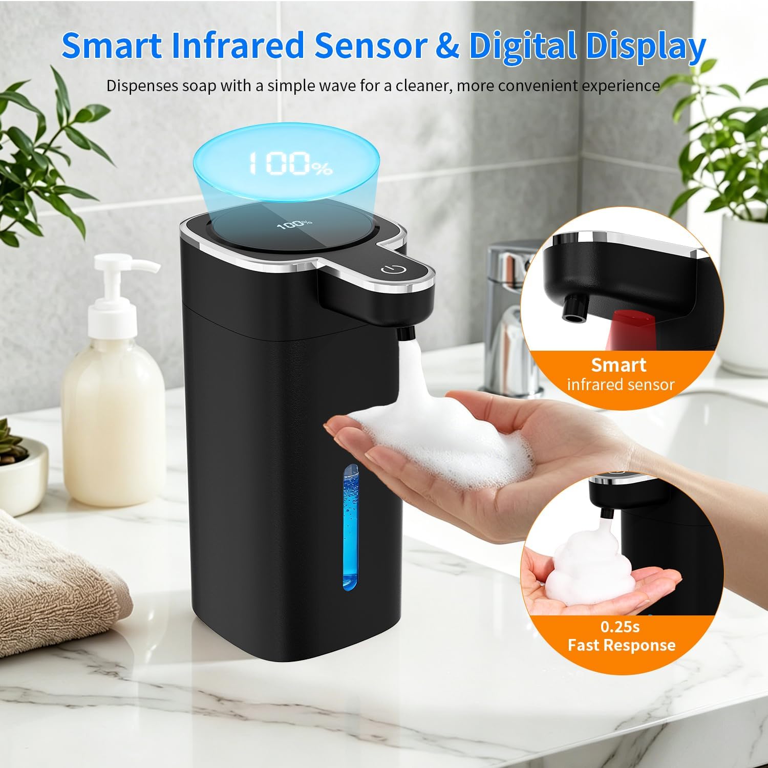 Electric Foaming Soap Dispenser