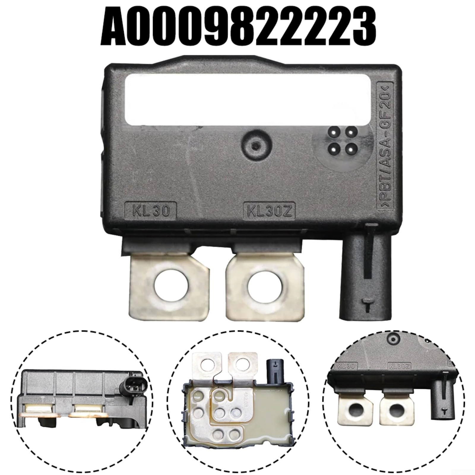 Módulo de relé de caja de fusibles, regulador de módulo de relé de caja de fusibles A0009822223 para Mercedes W205 W222 W166 W204 W447, componentes de freno de mano