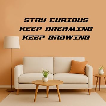 Custom Wall Stickers Decals Peel and Stick Vinyl Letter Decals for Text, Quote or Phrase Easy to Apply and Remove Home Wall Decor