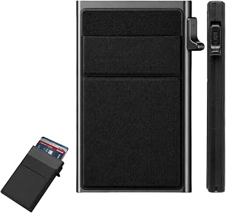 Card Holder, Kartenhalter Für Männer, RFID-Schutz Kreditkartenetui, Schlankes Design Für Geschäftsreisen Und Pendler