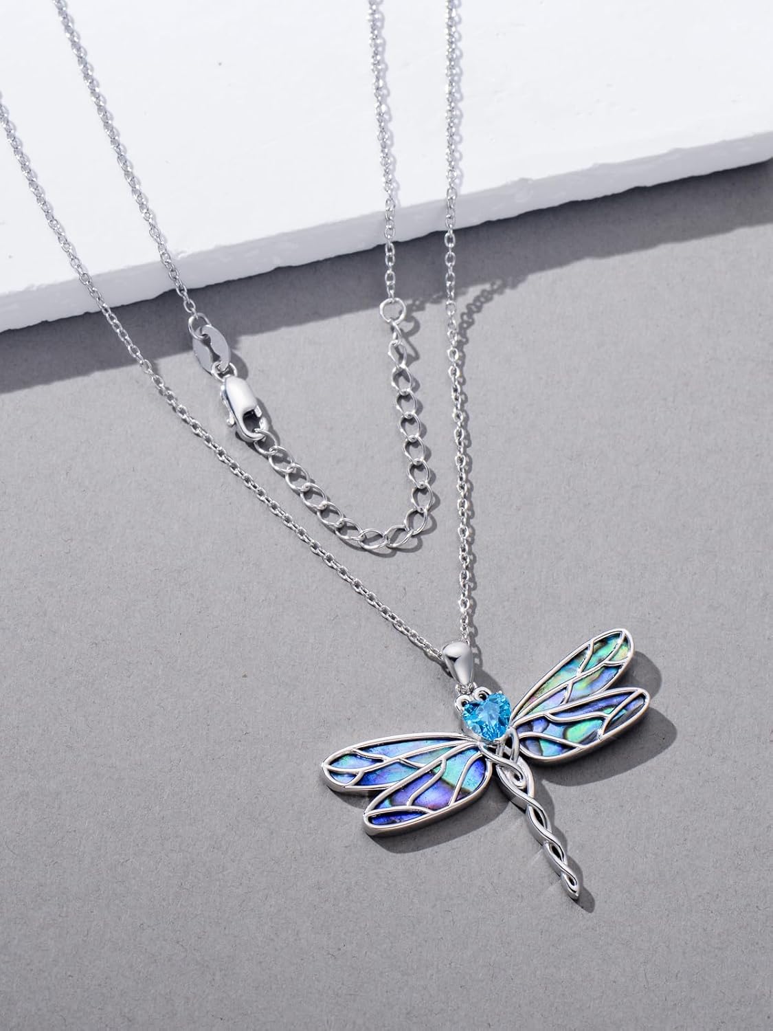 925 Sterling Silver Butterfly/Dragonfly/Ladybug Necklace Animal Jewelry Gifts for Women Christmas Birthday - Image 4
