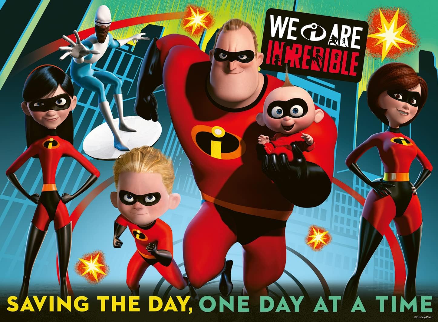 Ravensburger Disney Incredibles 2-100 Piece Puzzle, 19.5" x 14.25"