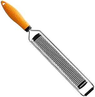 Deiss PRO Citrus Zester & Cheese Grater — Parmesan Cheese Lemon, Ginger, Garlic, Nutmeg, Chocolate, Vegetables, Fruit...