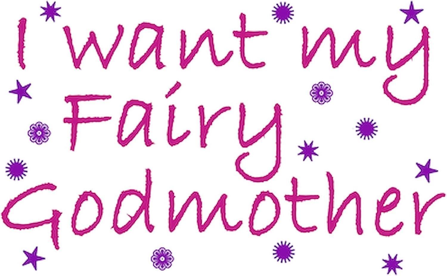 CafePress I Want My Fairy Godmother Infant Creeper Cute Infant Bodysuit Baby Romper Petal Pink