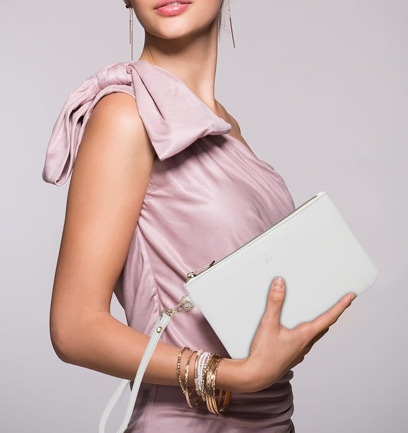 GM LIKKIE Wristlet Purse for Women, Evening Clutch Purse with strap for Party and Prom, Beach Bag for Summer - Image 2