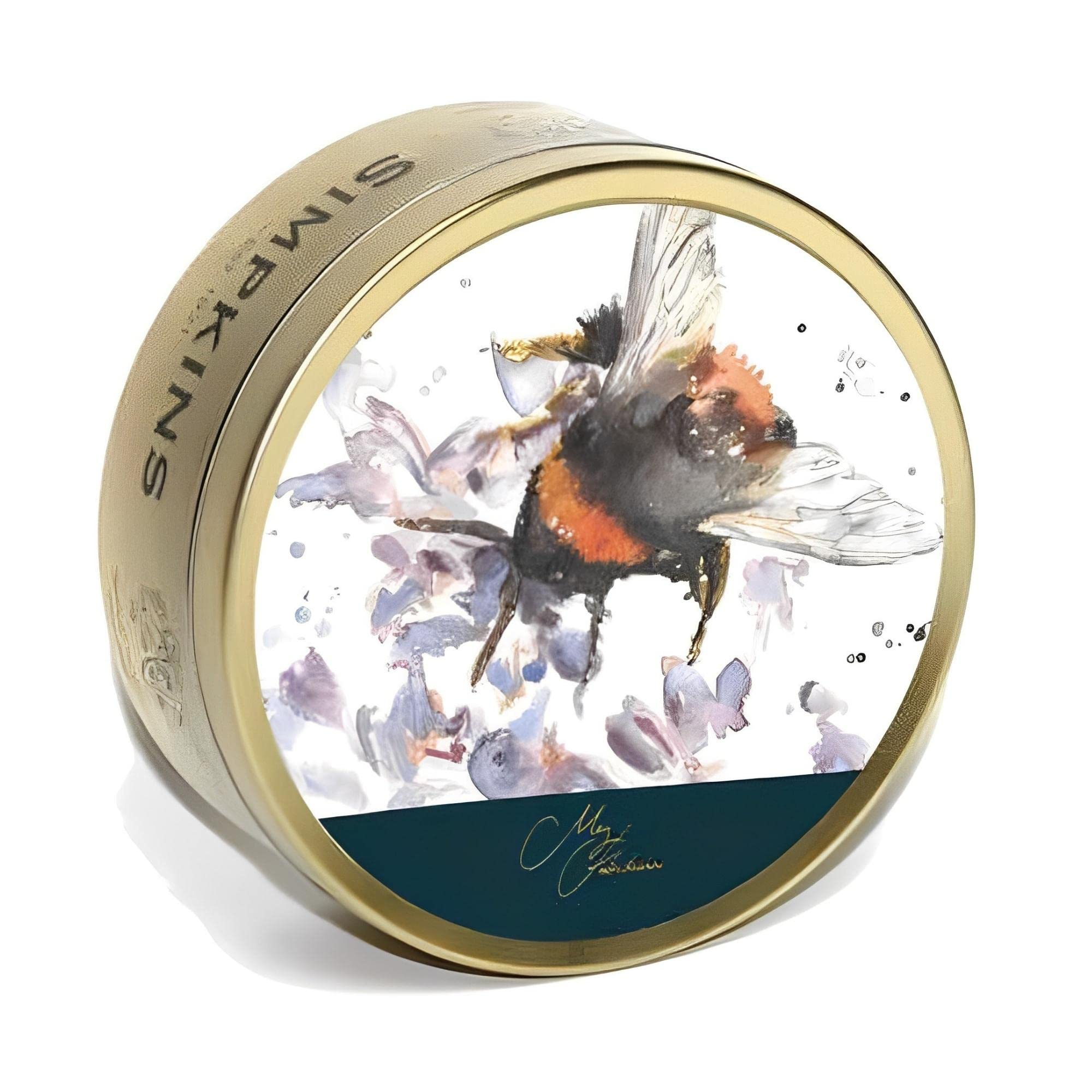 Bumble Bee Watercolor Wildlife Collection with Simpkins Mixed Fruit Drops - Assorted Fruit Flavored Hard Candy Variety Pack - No Artificial Color &