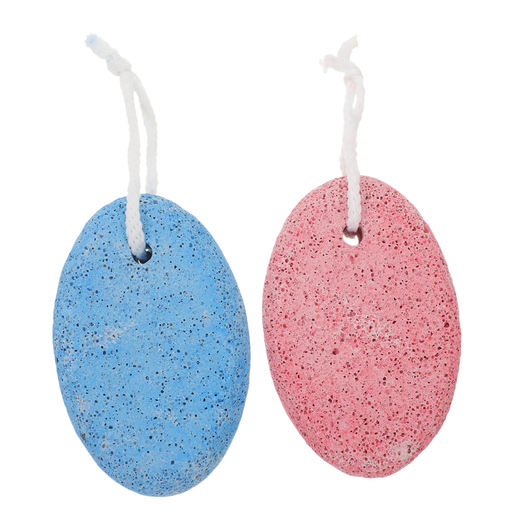 AUTSUPPL Natural Pumice Stone Foot Rubbers 2 Pack Foot Scrubbers Dead Skin Remover Foot Files Exfoliate Stone for Feet Care Random