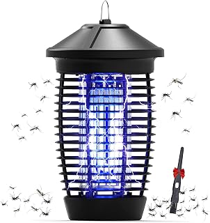 Electric Bug Zapper, 4000V Indoor Mosquito Killer Lamp, Fly Insect Killer with Physical UV Light, Non-Toxic Pest Control Fly Traps for Indoor Outdoor Home Patio Backyard Kitchen
