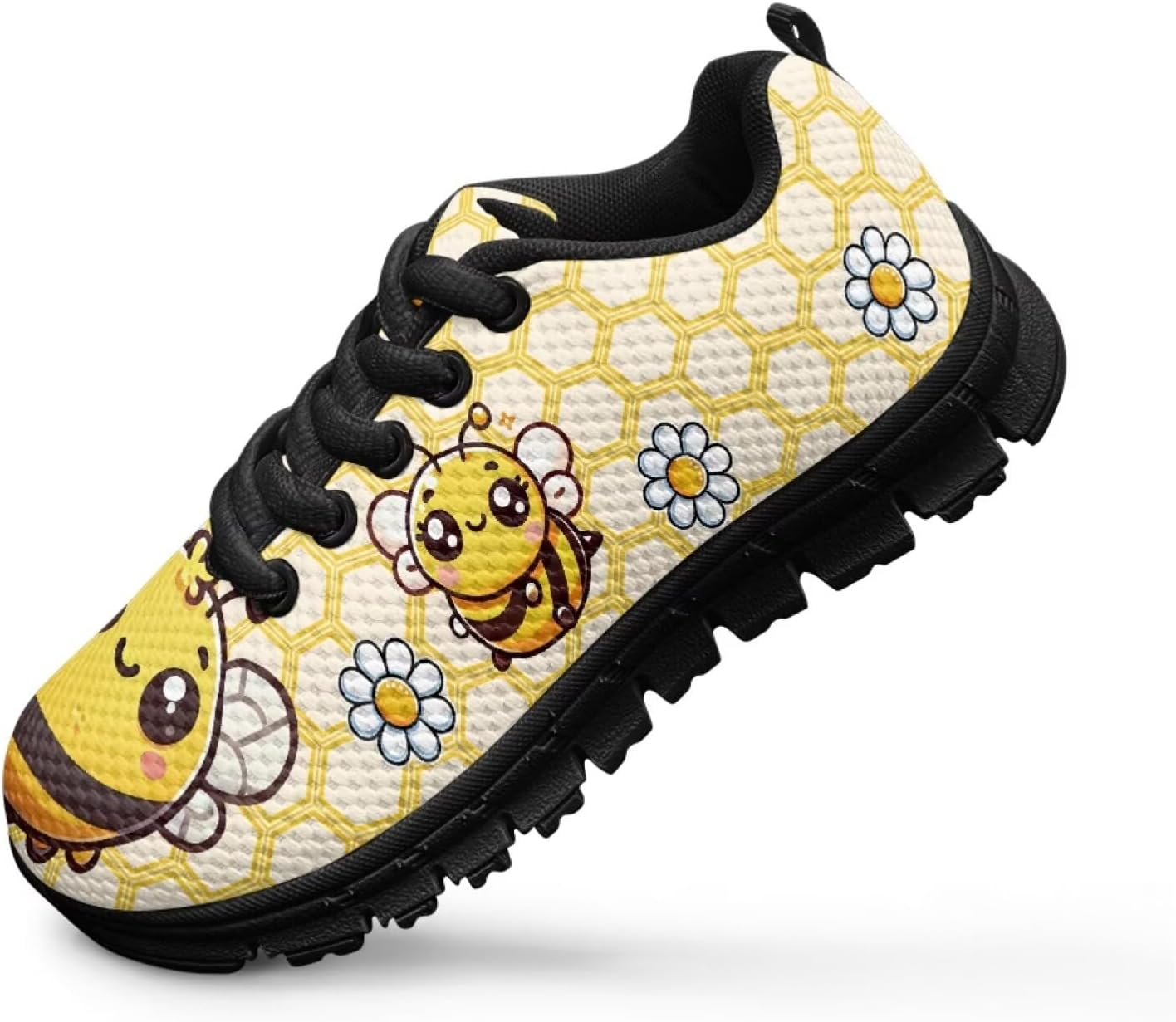 Kids Sneakers Cartoon Shoes for Boys Girls Breathable Slip on Athletic Sport Sneakers Lightweight Tennis Running Daily Use Shoes