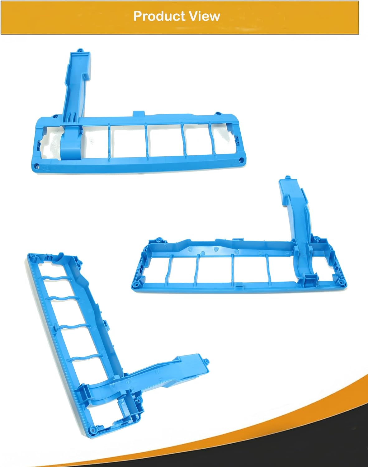 Replacement Bottom Base Plate for Bissell Powerforce Helix 2191 1700 Series - Includes 1 Brush Roll & 2 Belts - Blue