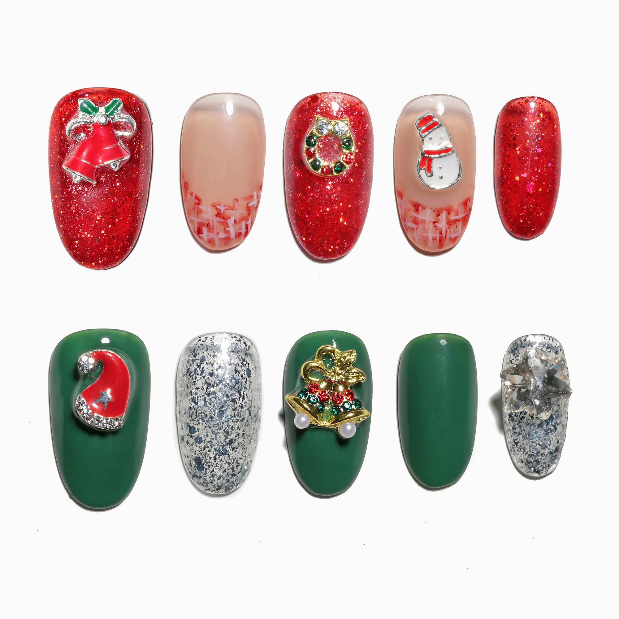 Amazon | Sun&Beam Nails 手作り ネイルチップ ミディアム ロング 