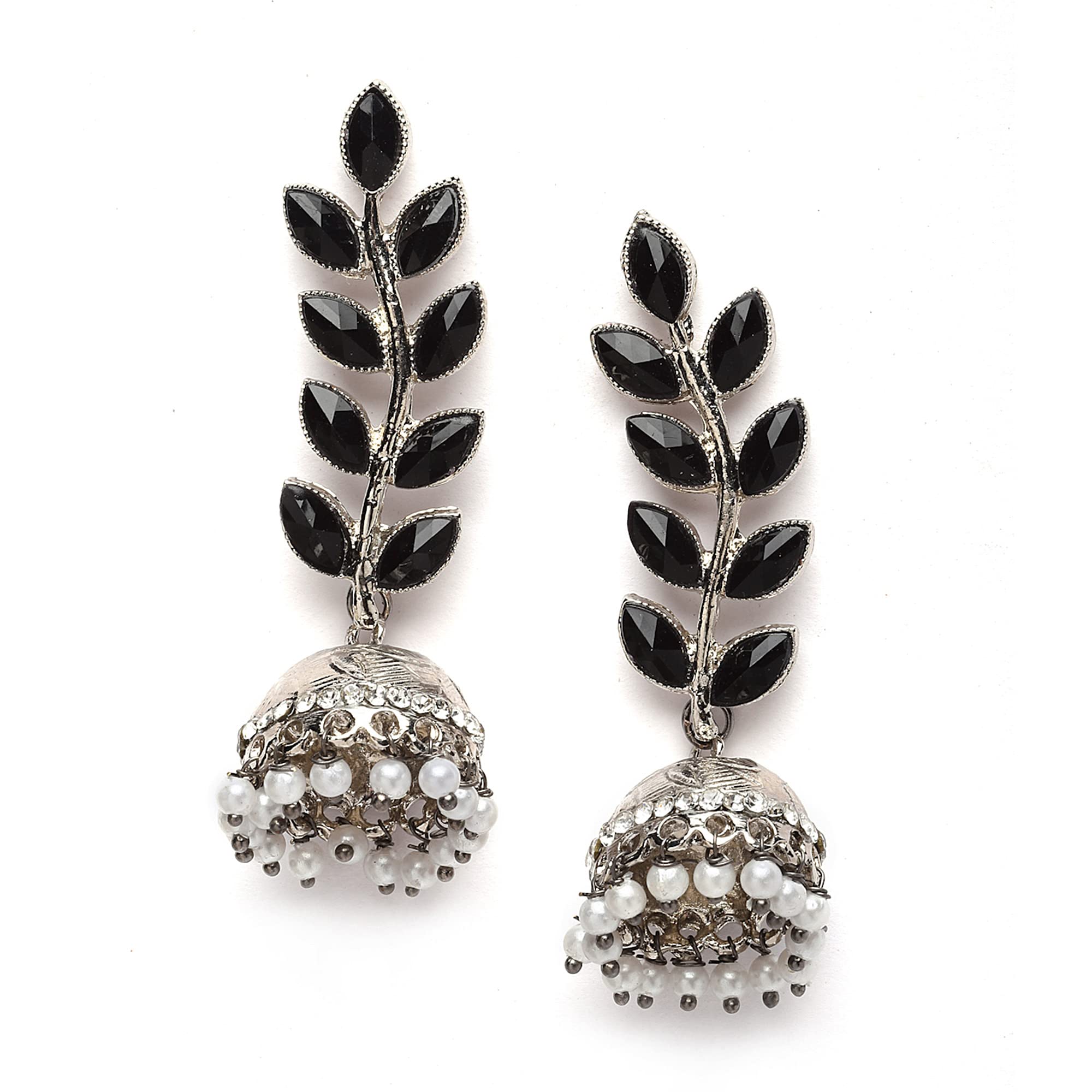 KENNICE Gold-Plated Kundan studded Dome Shaped Meenakari Jhumka Earrings For Women & Girls (B0C4W3CT8S) Amazon Price History, Amazon Price Tracker