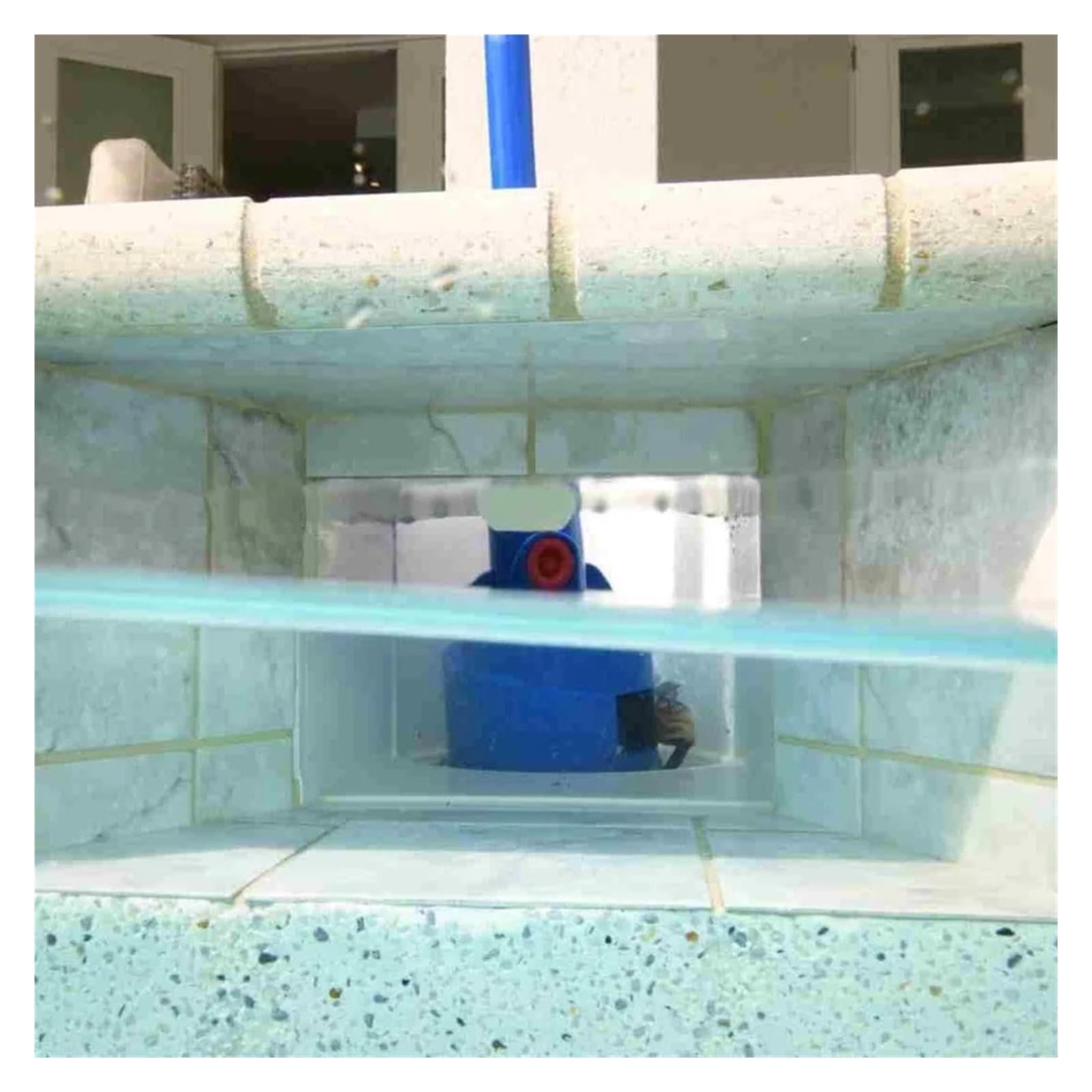 Aspiradora de Canasta for Skimmer de Piscina, Herramienta inalámbrica, Manos Libres, Segura for Eliminar residuos, sin Necesidad de agacharse