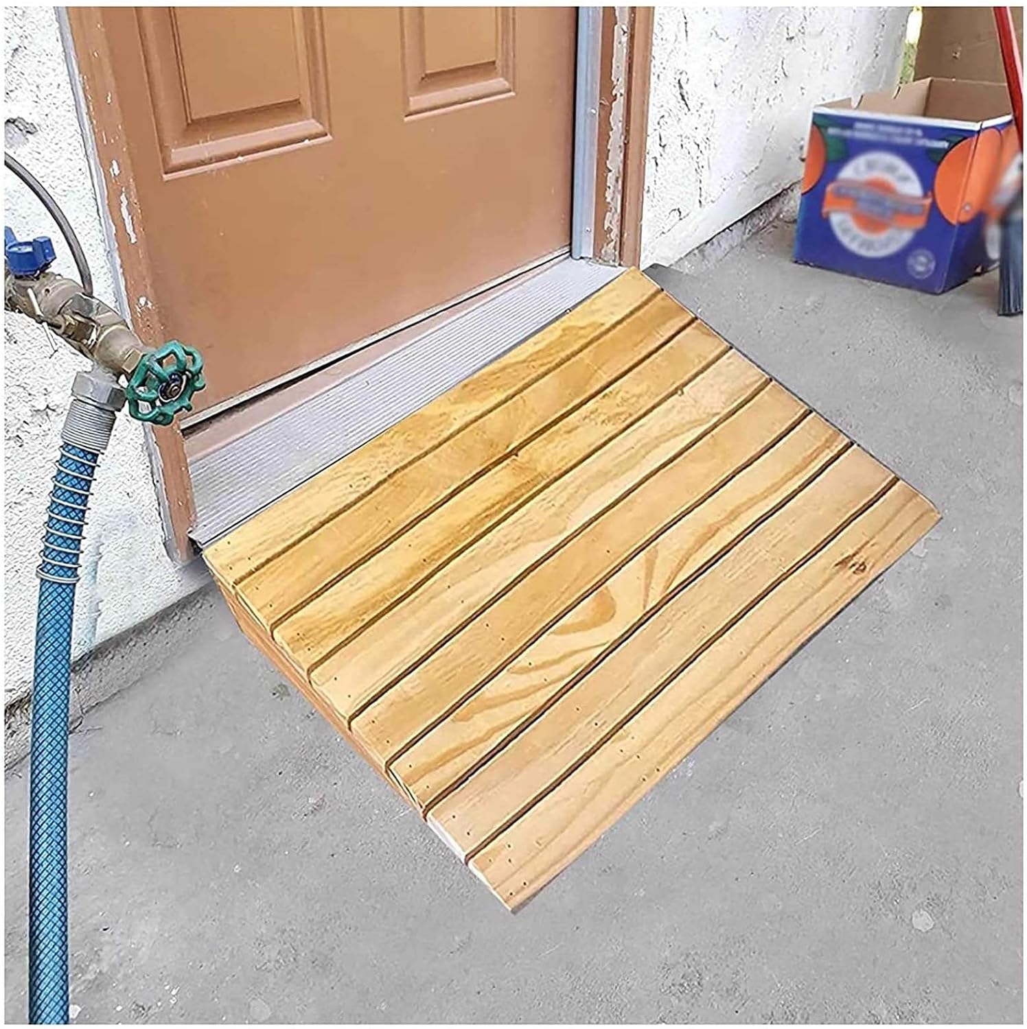 JHKG Wooden Threshold Ramps for Doorways,NonSlip Durable