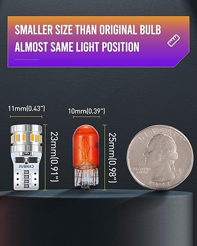 Miniatura 6 de LUYED 194 bombillas LED de color rojo brillante 168 2825 W5W T10 18-SMD 3014 chipsets LED sin polaridad bombillas de repuesto para cúpula de coche,