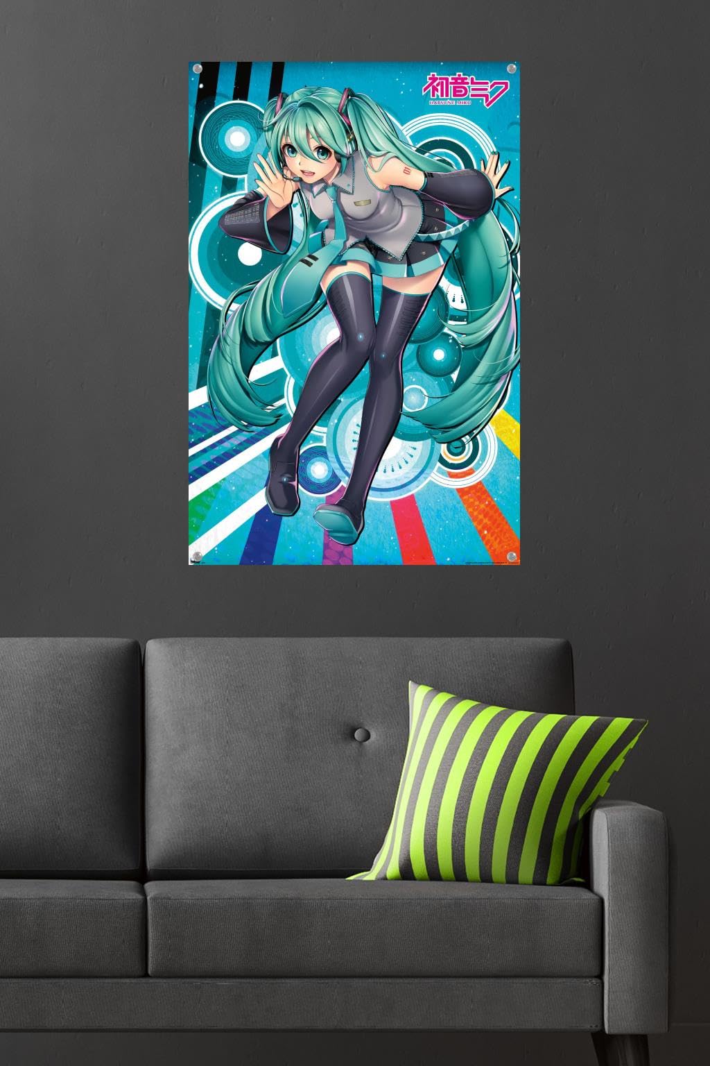 mikuページです！ Amazon.com: Trends International Hatsune Miku - Whisper Wall