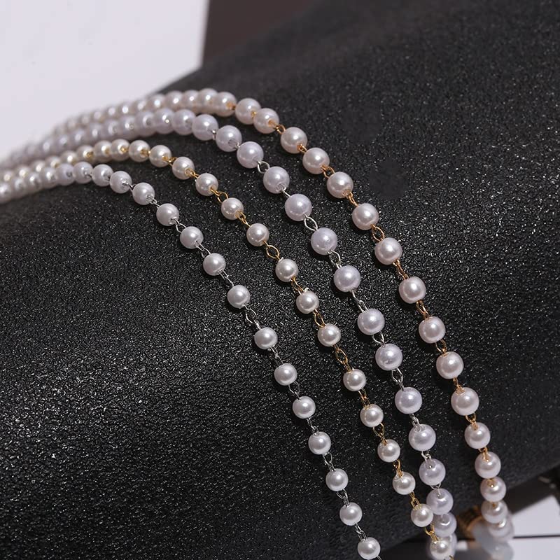 Chaîne de perles en cuivre 3mm matériel apprêts bijoux DIY