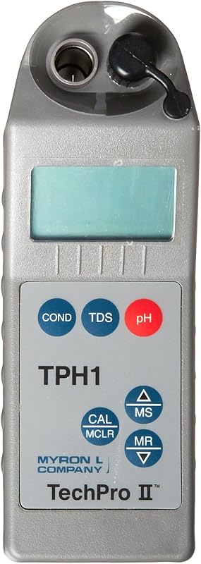 Myron L TPH1, Conductivity, TDS, pH, Temperature TECHPRO II Digital Meter