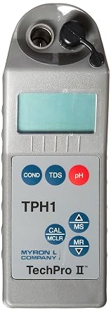 Myron L TPH1, Conductivity, TDS, pH, Temperature TECHPRO II Digital Meter