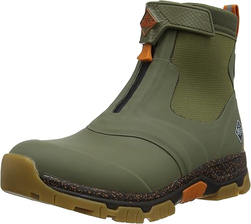 Apex Mid Zip para hombre, Verde Oliva