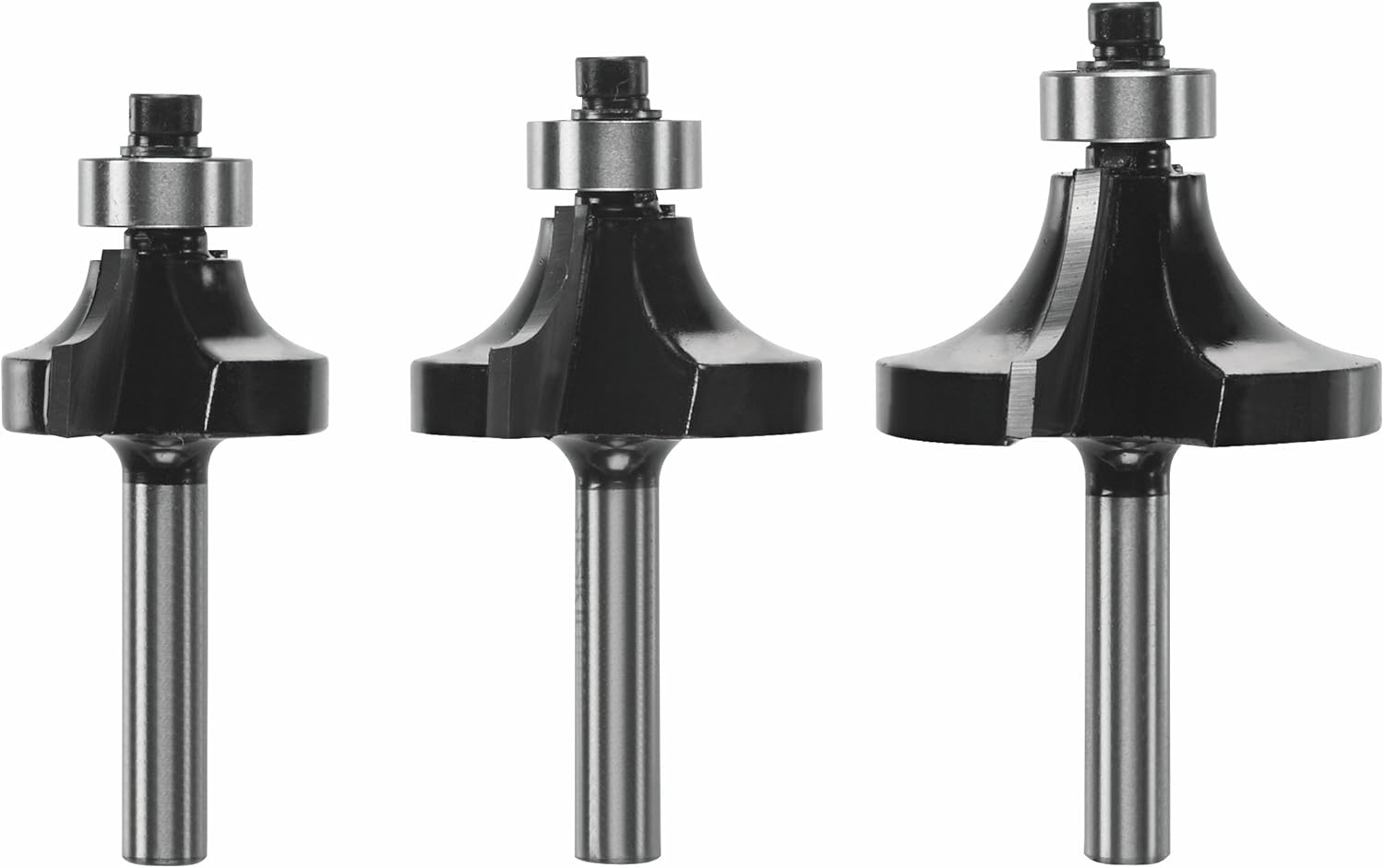 SKIL 91002 Carbide Roundover Bit Set, 3-Piece