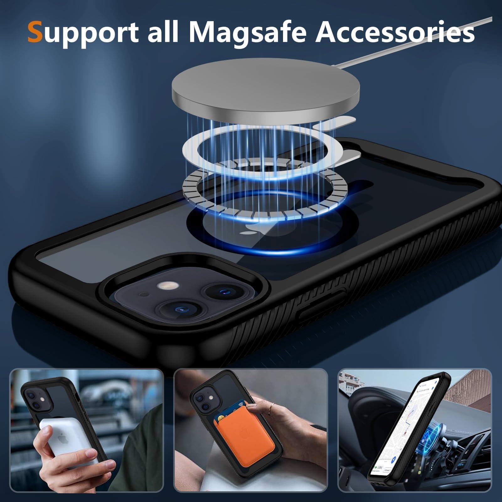 Cover per iPhone 12 e 13 compatibili MagSafe