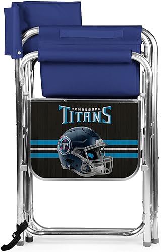 Miniatura 113 de PICNIC TIME NFL Unisex-Adult NFL Sports Chair with Side Table, Beach Chair, Camp Chair for Adults Negro
